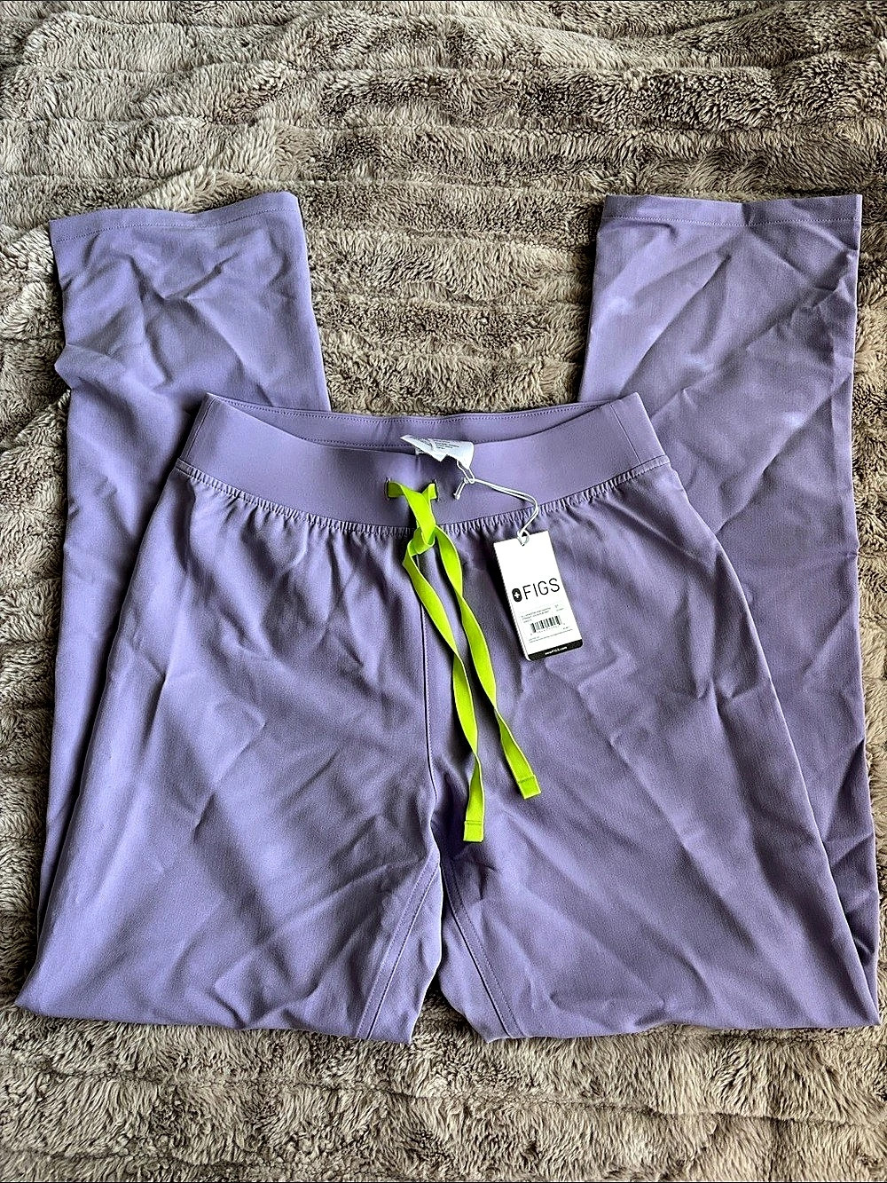 FIGS Kade Straight Leg Scrub Pants in Purple Size Small NWT